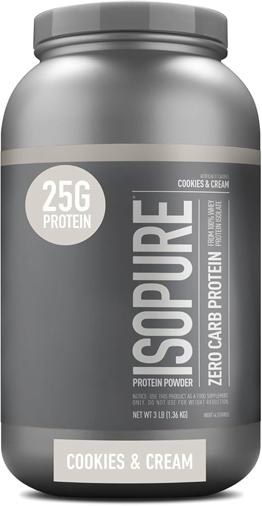 ISOPURE ZERO CARB 3 LB COOKIES & CREAM