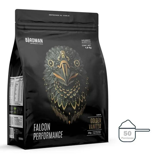 Birdman Falcon Performance Proteina Premium En Polvo, Sabor Golden Vanilla 1.9Kg