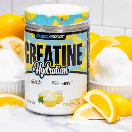 Creatina Muscle Sport + Hydration Lemon Italian Ice 30 servicios