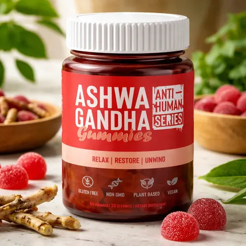 Gomitas Ashwagandha Anti-Human 60 gomitas