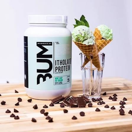 Proteína BUM Itholate sabor Helado de Menta con Chocolate 2lb