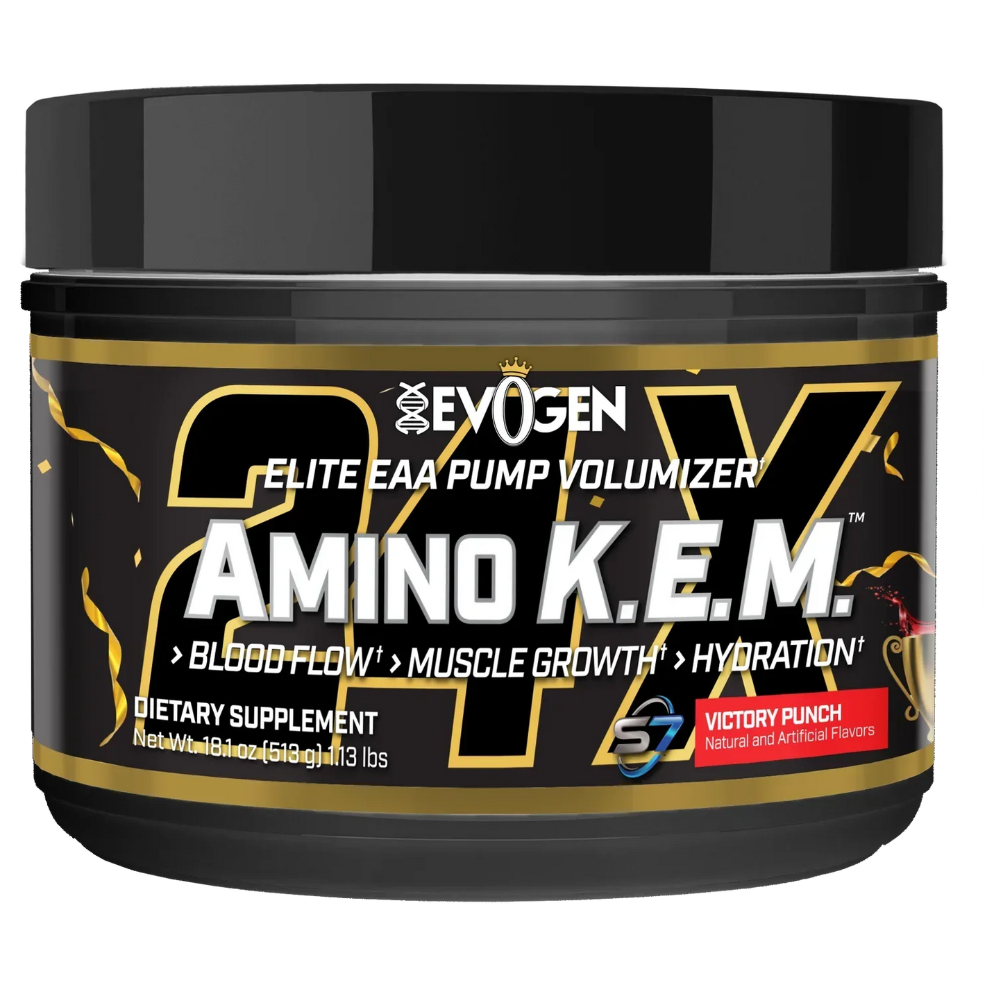 Aminos K. E. M de EVOGEN sabor Victory Punch 30 servicios