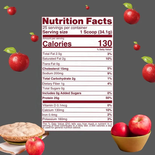 Proteína Aislada RAW BUM Itholate Protein - Sabor Grandma's Apple Pie (25 Porciones)