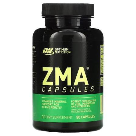 ZMA Optimum Nutrition (ON) - Zinc, Magnesio y Vitamina B6 (90 Cápsulas)