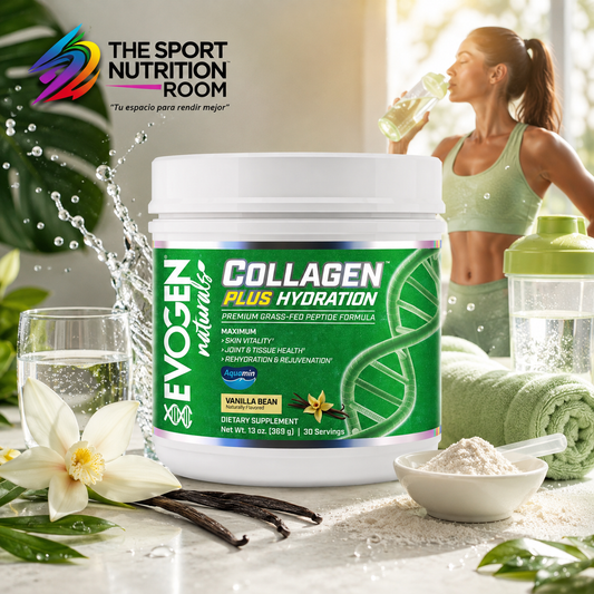 Evogen Naturals Collagen Plus Hydration (30 servicios) – Vanilla Bean