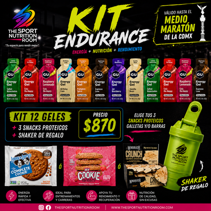 Kit Gu Energy 12 piezas -Edición Medio Maratón