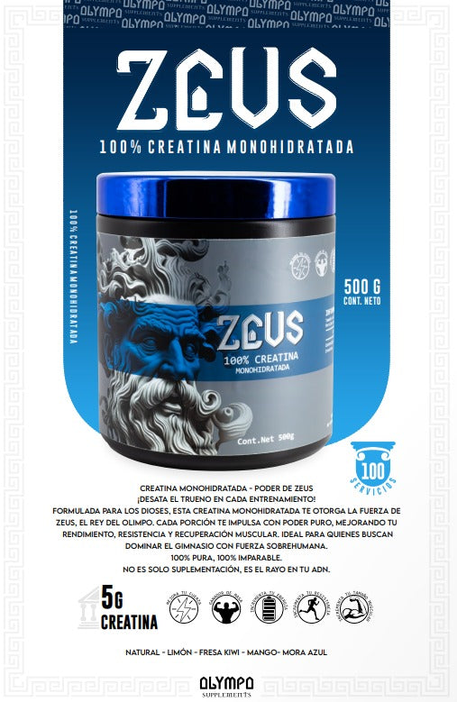 CREATINA MONOHIDRATADA ZEUS