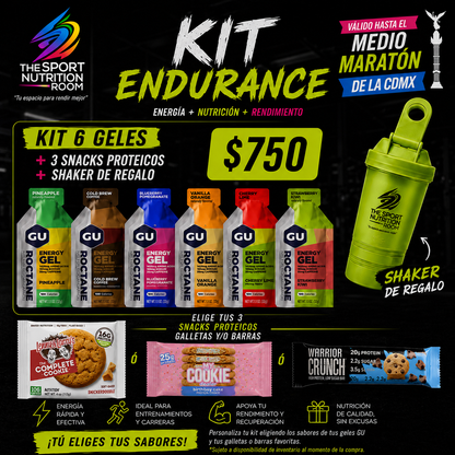 Kit Gu Energy Roctane 6 piezas - Edición Medio Maratón