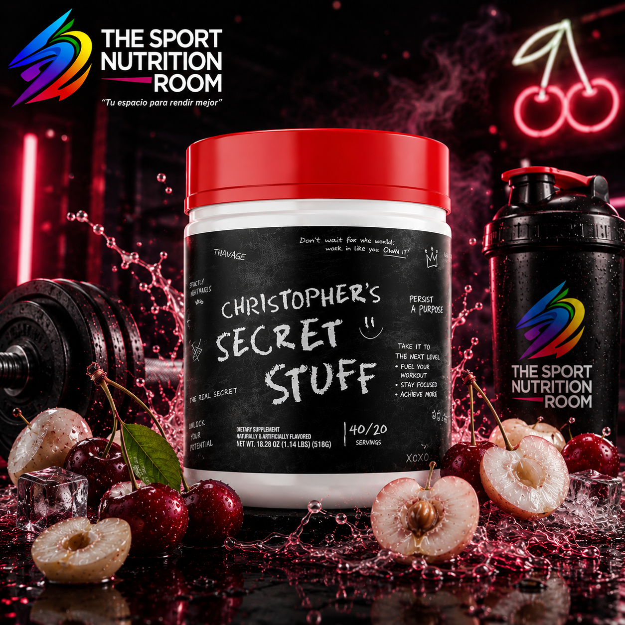 Pre-Entreno RAW Thavage CBUM - Edición Christopher's Secret Stuff (40/20 Servings)