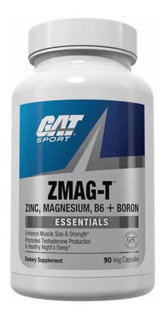 Suplemento GAT Sport Zmag-t Zinc Magnesio B6 Boro 90 Cápsulas