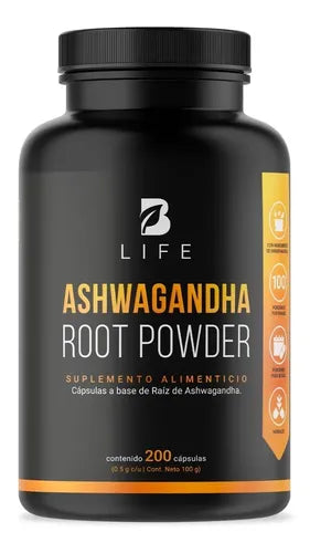 Ashwagandha | Adaptógeno Natural | 200 cápsulas