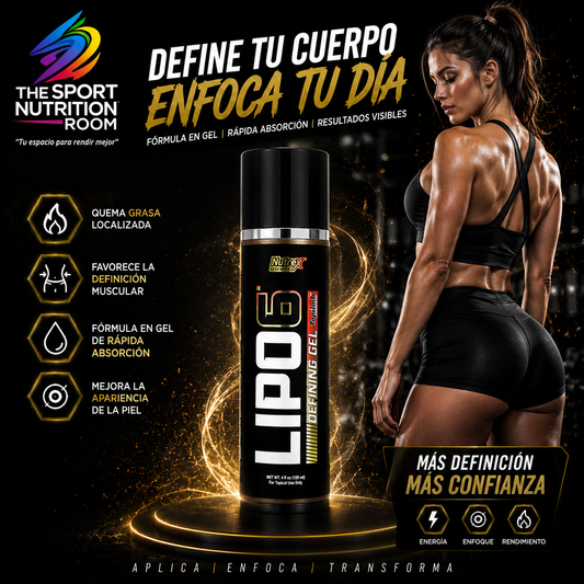 Gel Definidor y Reductor Nutrex LIPO-6 Defining Gel TopiFort™ (120 ml / 4 fl oz)