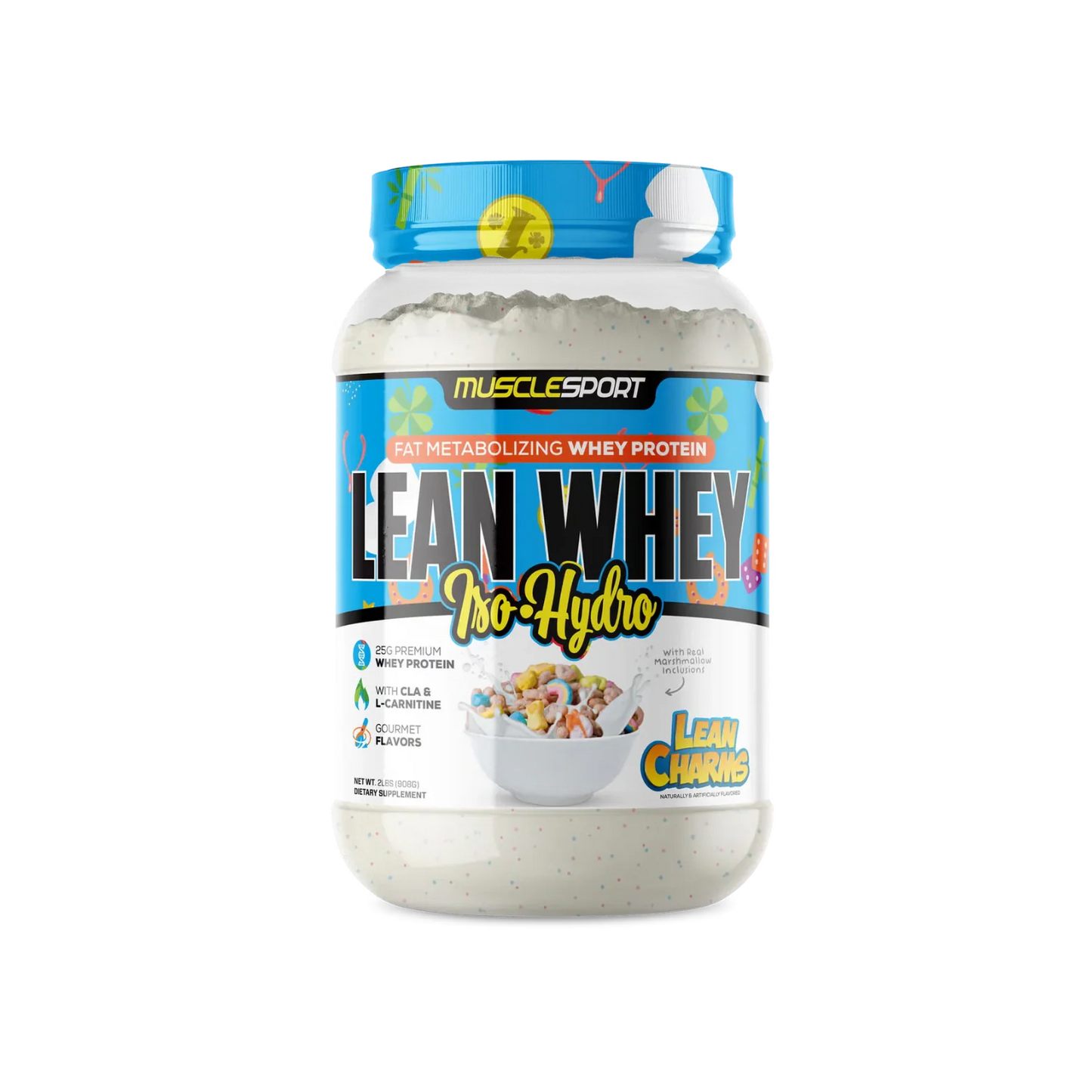 Proteína Muscle Sport Iso-Hydro Lean Charms 2lb