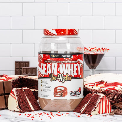 Proteína Muscle Sport Iso-Hydro Red Velvet 2lb