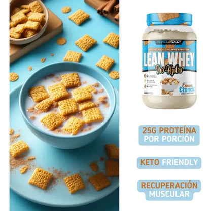 Proteína Muscle Sport Iso-Hydro Cinna Crunch 2lb