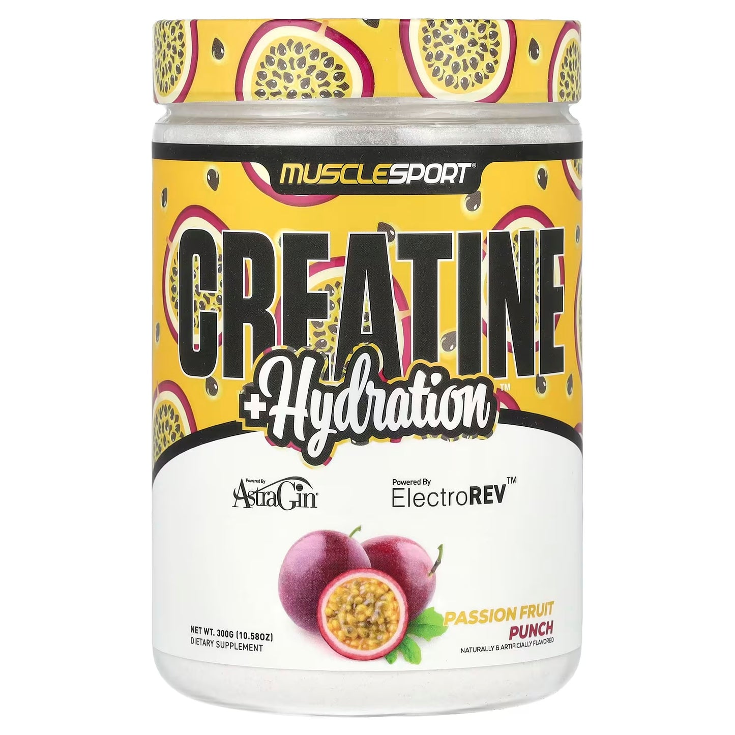 Creatina+Hydration Muscle Sport Passion Fruit (Maracuyá) 60 servicios