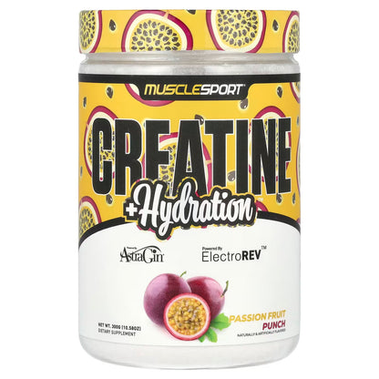 Creatina+Hydration Muscle Sport Passion Fruit (Maracuyá) 60 servicios