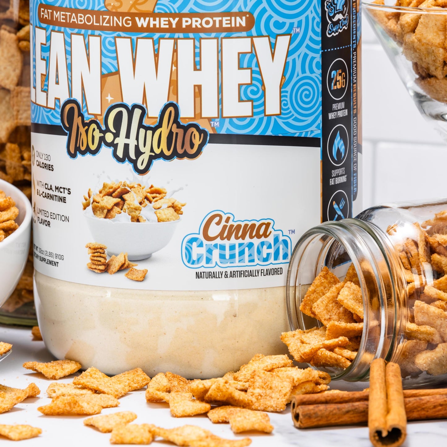 Proteína Muscle Sport Iso-Hydro Cinna Crunch 2lb