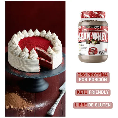 Proteína Muscle Sport Iso-Hydro Red Velvet 2lb