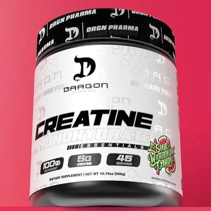 Creatina Monohidratada Dragon Pharma Sour Watermelon Candy 45 servicios
