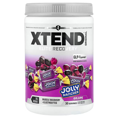 XTEND Elite Recovery BCAA Jolly Rancher sabor Uva 30 servicios