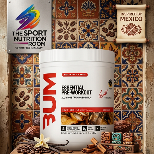 RAW Nutrition BUM Essential Pre-Workout Signature Series (430 g / 15.17 oz) – Cafe Mocha