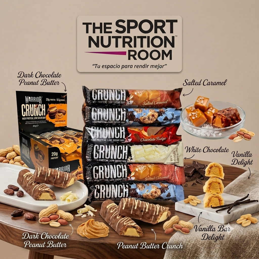 Pack variado de barras proteicas Warrior Crunch 6 unidades