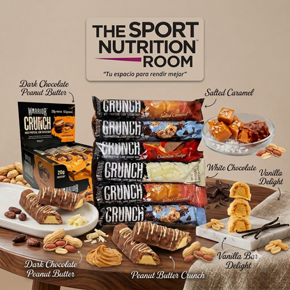 Pack variado de barras proteicas Warrior Crunch 6 unidades