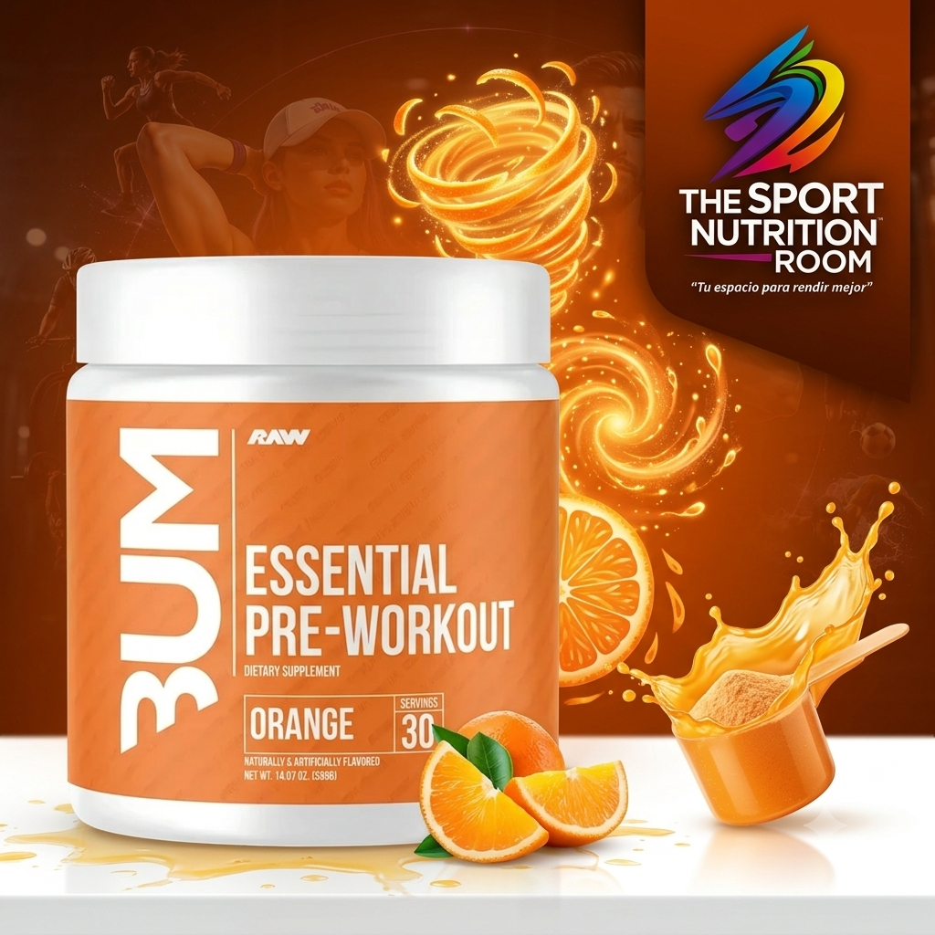 Pre-Work BUM Essential sabor Naranja 30 servicios