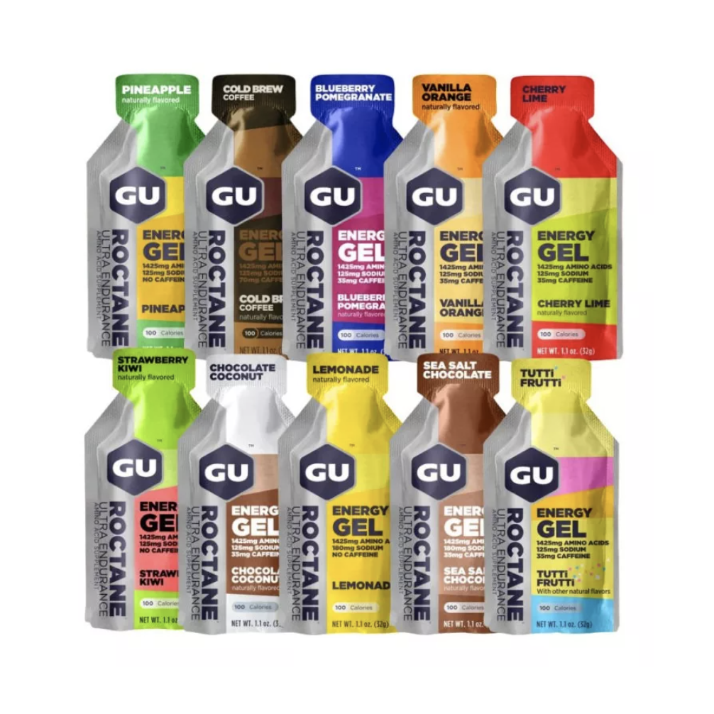 Kit Gu Energy Roctane 12 piezas - Edición Medio Maratón