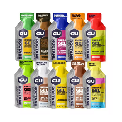 Kit Gu Energy Roctane 12 piezas - Edición Medio Maratón