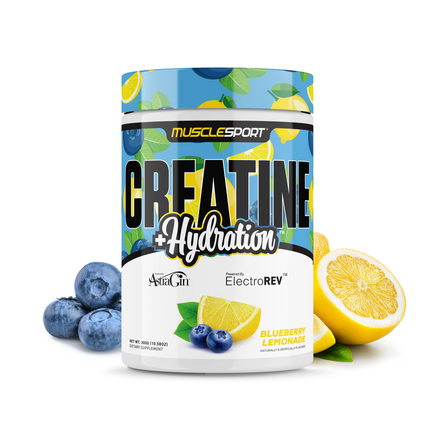 Creatina + Hidratación MuscleSport Creatine + Hydration - Sabor Blueberry Lemonade Creatina + Hidratación MuscleSport Creatine + Hydration - Sabor Blueberry Lemonade