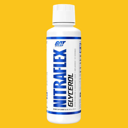 GAT Sport Nitraflex Glycerol Líquido Hyper-Hydration & Endurance – 473 ml (32 Porciones) Unflavored